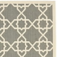 thumbnail image 3 of SAFAVIEH Courtyard Carol Geometric Indoor/Outdoor Area Rug, 5'3" x 7'7", Grey/Beige, 3 of 5