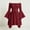 Wine, variant on Ynynloco Womens Renaissance Dress Corset Dress Off Shoulder Bell Sleeve Medieval Costume Victorian Party Lace Up Bustier Witch Wedding Under Dress