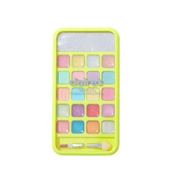 Claire's Palette de Cosmétiques pour Téléphone Intelligent à Thème de Friandises, Fards à Paupières et Brillant à Lèvres, Comprend un Pinceau Applicateur et un Miroir