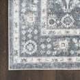 thumbnail image 5 of Nourison Astra Machine Washable 2'2" x 8' Dark Blue Vintage Indoor Rug, 5 of 9
