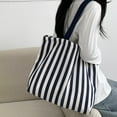 thumbnail image 5 of Hfnxid Tote Bag Cute Stripe Shoulder Tote Lightweight Shoulder Bag Large Capacity Handbag, 5 of 9