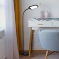 thumbnail image 2 of Brightech LitespanSlim 55 in. Black LED Floor Lamp with Adjustable Gooseneck, 2 of 12