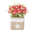 thumbnail image 2 of Gwong Decoración hogareña Simulación flor bonsai hermoso exquisito no marchitarse real mirando artificial flor de macetas decoración del hogar Gwong 21073730, 2 of 6