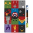 thumbnail image 1 of Marvel Comics - Avengers - Grille minimaliste Affiche Murale, 1 of 5