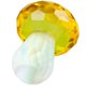 thumbnail image 2 of Crystal Mushroom Figurine Statue Sculpture Home Ornament, 2 of 4