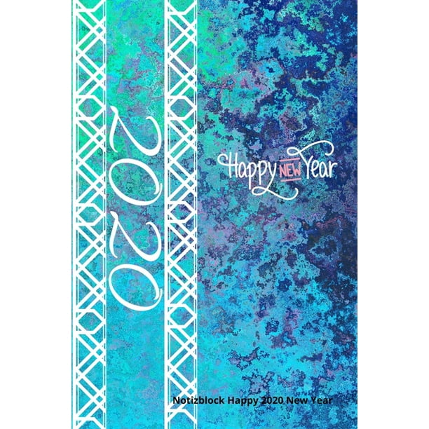 Happy New Year A5 Notizbuch Kariert Geschenkideen Kalender Terminplaner ebuch Notizbuch Jahr Silvester Neuesjahr Jahrzent Wochen Walmart Com Walmart Com