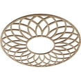 thumbnail image 2 of Ekena Millwork 22"OD x 7 1/2"ID x 1/4"T Cannes Wood Fretwork Pierced Ceiling Medallion, Red Oak, 2 of 3