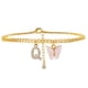 thumbnail image 1 of Tobilleras para mujer, tobilleras con iniciales, pulseras de playa para mujer, tobillera de 26 letras, pulseras de tobillo, joyería de playa, pulseras de playa, 1 of 3