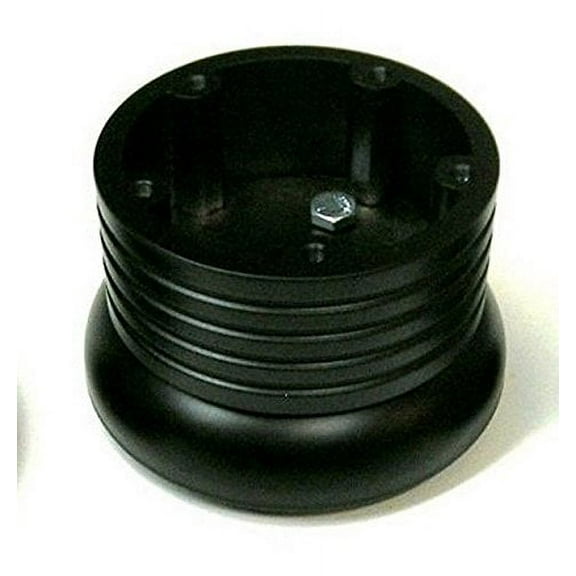 New World Motoring 1967 - 1969 Ford Galaxie, LTD Steering Wheel Adapter Black Billet Aluminum