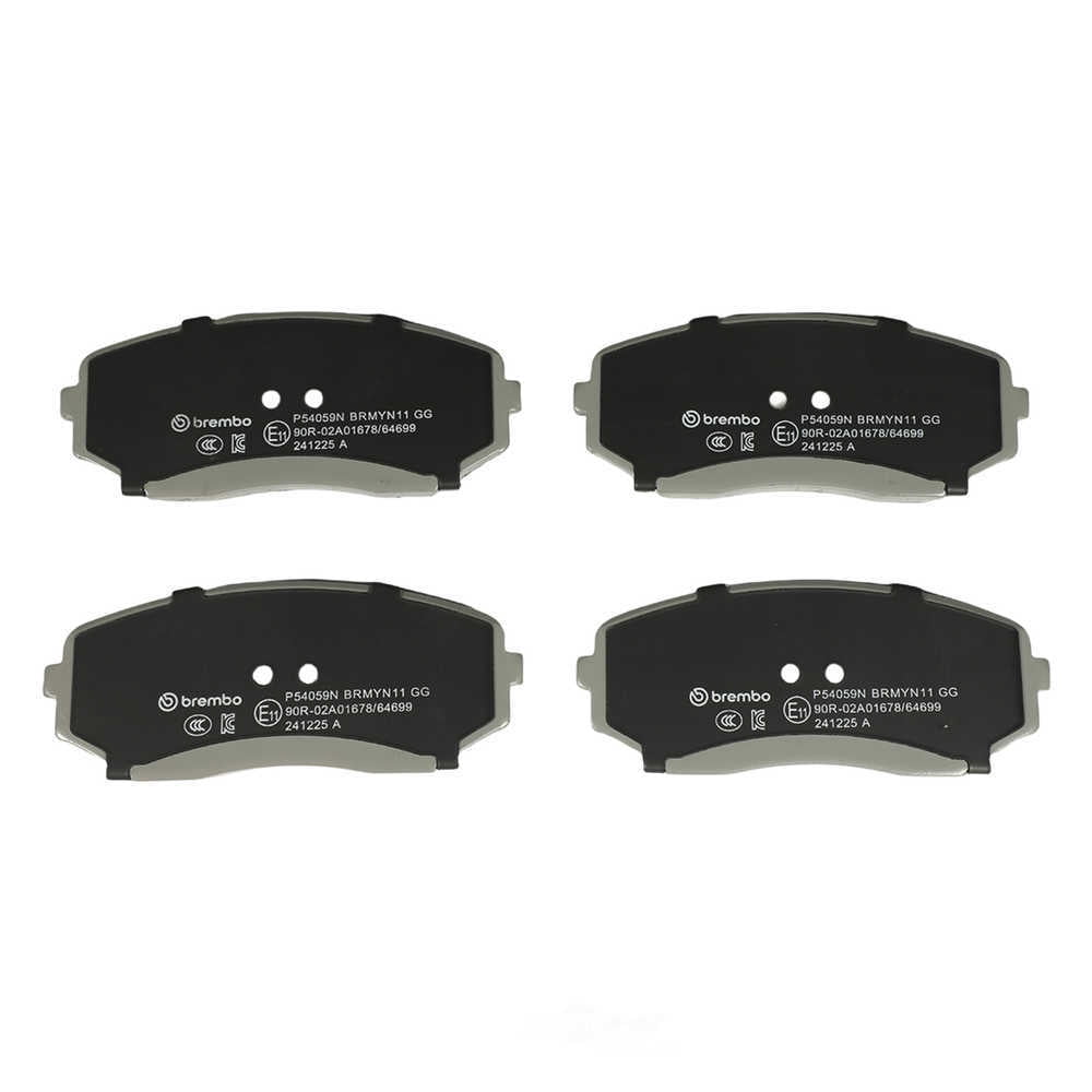 Brembo P54059N PRIME Ceramic Brake Pad Set