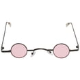 thumbnail image 1 of EeaseMX Gafas de sol pequeñas con montura redonda Gafas creativas Gafas decorativas para fiestas Gafas de playa para hombres y mujeres (rosa), 1 of 7