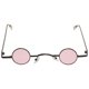 thumbnail image 1 of EeaseMX Gafas de sol pequeñas con montura redonda Gafas creativas Gafas decorativas para fiestas Gafas de playa para hombres y mujeres (rosa), 1 of 7