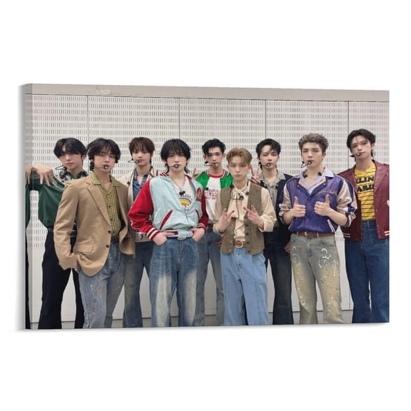 STAR &TEAM 3rd SINGLE SHOWCASE Go in Blind  BEHIND MUSIC ARTIST IDOLS Canvas Poster Bedroom Decor Sports Landscape Office Room Decor Gift