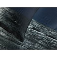 thumbnail image 4 of Ambesonne Moon Quilted Bedspread Set 3 Pcs, Ethereal Theme Drawing, King Size, Dark Blue Black White, 4 of 5