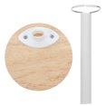 thumbnail image 1 of UPOUART 1Pcs Sturdy Doll Stands Wood White Simple Design Stabilize Dolls For Home Decoration, 1 of 8