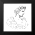 thumbnail image 2 of Popp, Grace 20x20 Black Modern Framed Museum Art Print Titled - Garden Goddess I, 2 of 5