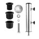 thumbnail image 1 of Umbrella pole mount stand tube set, outdoor parasol base holder insert pipe sleeve, for outside gar p, 1 of 4