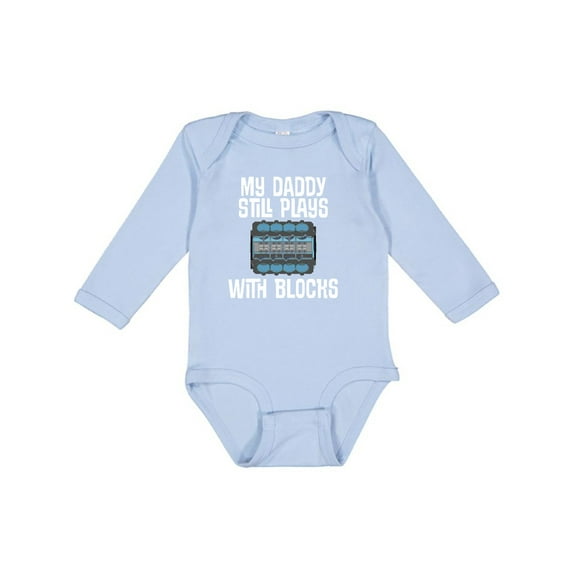 Inktastic Mechanic Dad Funny Auto Boys or Girls Long Sleeve Baby Bodysuit