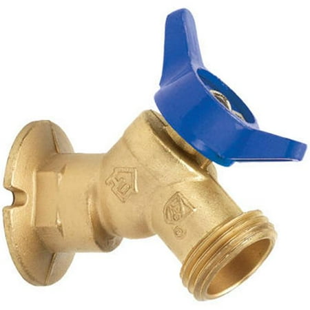 Flange Sillcock - B&K VSCQTRB3B Sillcock, Flanged, Quarter-Turn, 1/2-In. FIP