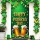 thumbnail image 5 of Decoraciones del Día de San Patricio Cortina de puerta del Día de San Patricio Adecuada para suministros de fiesta grandes Habitación Jardín Decoración de pared Decoración navideña Fondo Banners de fe, 5 of 6