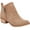 Sesame Oil Suede, variant on Lucky Brand Basel3 Dark Stone suede Side Zip Perforated Leather Block Heel Boot (Dark Stone, 11)
