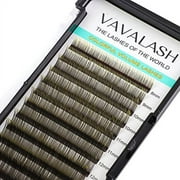 VAVALASH Ombre Colored Lash   Extension 0.07 Thickness  DD  Curl Black  Gradient Yellow  Individual  Premium Eyelash Extensions   Volume Lash Extension (Black   Gradient Yellow 0.07  DD,  8-15mm)