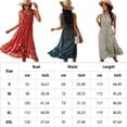 thumbnail image 2 of SHIBEVER Women Sleeveless Dress Summer Floral Bohemian V Neck Button Down Flowy Dresses, 2 of 7