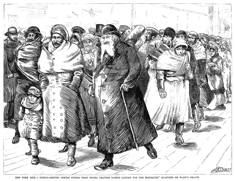 Russian Immigrants 1880S Njewish Immigrants From Russia Recently