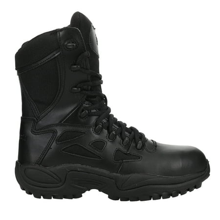 

Reebok Rapid Response RB 8 in. Stealth Boot with Side Zipper - 10.5M Black