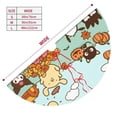 thumbnail image 3 of Saiise Christmas Tree Skirt 48" ,Xmas Tree Skirts with Sanrio Ay Pattern,Tree Mat for Indoor Outdoor Christmas Winter Holiday Party Indoor Decorations, 3 of 7