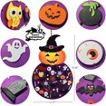 thumbnail image 2 of Decoración para colgar de brujas de calabaza DIY de fieltro para niños, artesanías y kits, adornos adhesivos, decoraciones para fiestas de Halloween Feliz Sencillez, 2 of 5