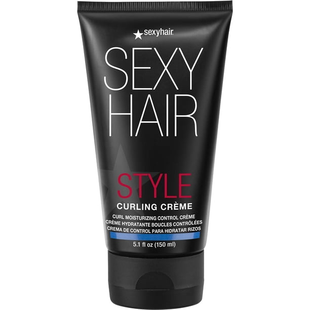SexyHair Style Curling Crème Crema Hidratante para Rizos | Control Ligero | Mantiene la Hidratación | Combate el Frizz | 150ml