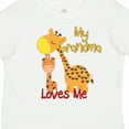 thumbnail image 4 of Inktastic My Grandma Loves Me Giraffe Boys or Girls Toddler T-Shirt, 4 of 5