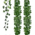 thumbnail image 1 of 131 Feet / 20 Artificial Strands Of Faux Ivy Garland Leaves, Hanging Greenery Garland Vines, 1 of 2