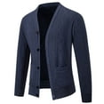 thumbnail image 4 of Wancir Men's Casual Long Sleeve Shawl Collar Buttons Down Cable Knit Cardigan Sweater, 4 of 5