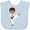AE-Light Blue, variant on Inktastic African American Boy, Karate Boy, Black Belt, Kata Boys Baby Bib