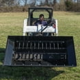 thumbnail image 4 of Titan Attachments 72-in Side Discharge Bucket For Sand Mulch Sawdust Spreader, 4 of 10