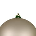 thumbnail image 2 of Vickerman 4" Oat Matte Ball Ornament, 6 per Bag, 2 of 3