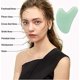 thumbnail image 4 of Gua Sha, herramienta de masaje Gua Sha de piedra de jade, herramienta Guasha para masaje de piel facial y corporal. Gua Sha Set para toxinas previene las arrugas para acupuntura SPA, Th, 4 of 5