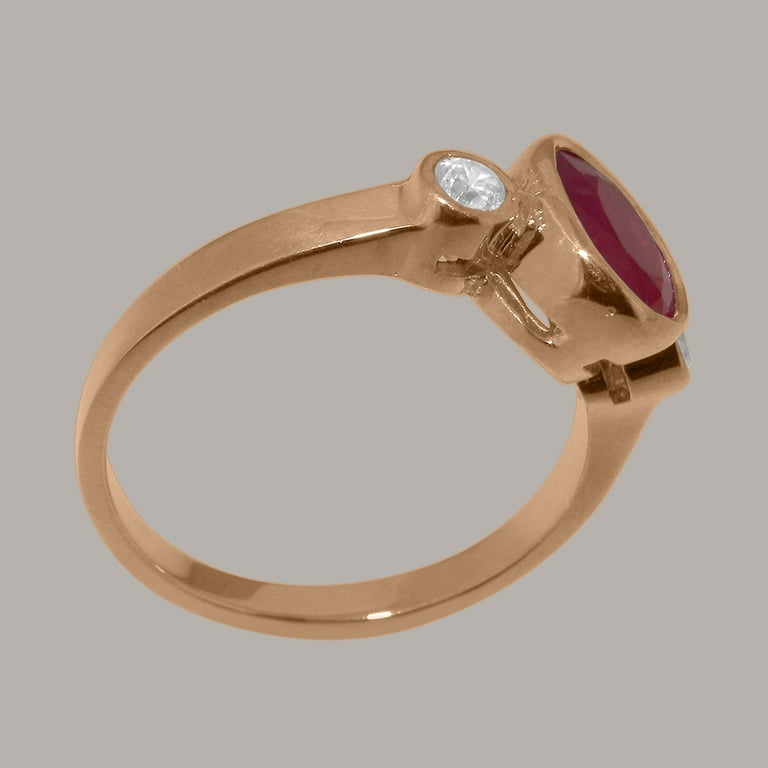  Elegant jewel box Women Chain ring in solid Gold 9k
