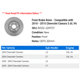 thumbnail image 2 of Front Brake Rotor - Compatible with 2010 - 2015 Chevy Camaro 3.6L V6 2011 2012 2013 2014, 2 of 2