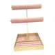 thumbnail image 1 of Soporte para presentación de joyería, organizador de joyas de terciopelo rosa para vestidor, hogar y dormitorio Estilo F, 1 of 8
