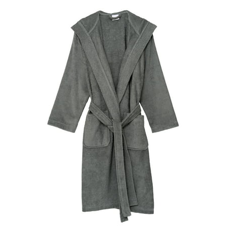 TowelSelections Women's Hooded Robe, Cotton Terry Cloth