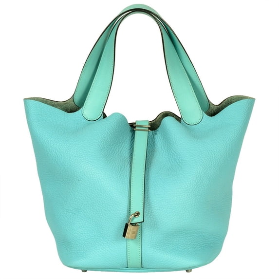 Pre-Owned Hermes Hermès Picotin Lock GM Handbag in Taurillon Clemence Leather with T Stamp and...