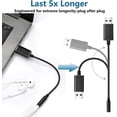 thumbnail image 4 of Usb Audio Adapter, Usb To 3.5mm Audio Jack Adapter, Usb External Sound Card Audio Adapter With 3.5mm Headphones, 4 of 5