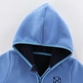 thumbnail image 5 of XBASW Toddler Baby Fleece Hooded Jacket Boys Girls Elastic Thick Coats Spring Autumn Zipper Top for Kids 2-10T, 5 of 10