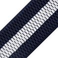 thumbnail image 6 of Buyless Fashion Heavy Duty 2 Pack Suspenders for Men - 48" Adjustable Straps 1 1/2" - X Back with Strong Hooks - 5146-2-Navy-White, 6 of 7