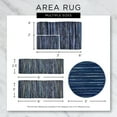 thumbnail image 6 of Gray and White Buffalo Check Rag Rug 26x40, 6 of 6