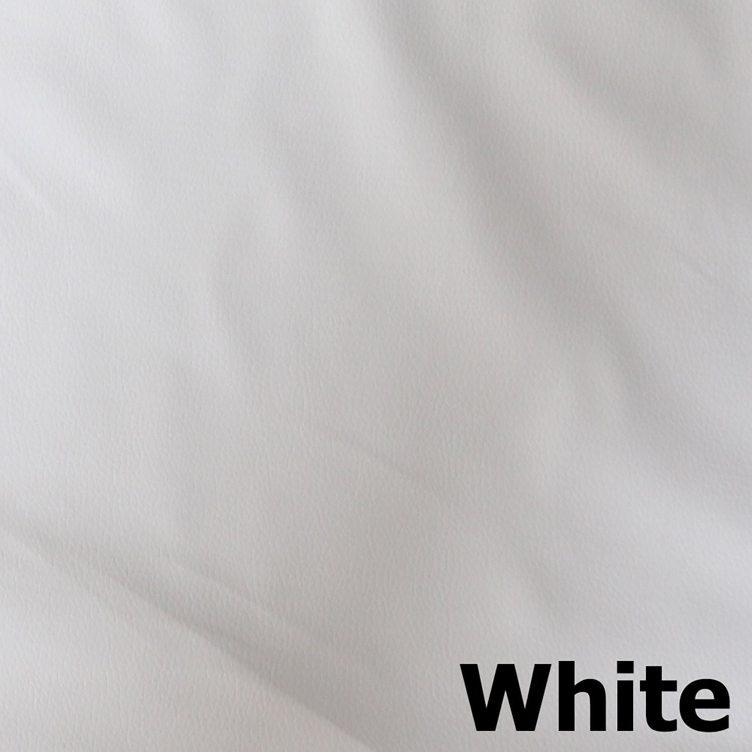 Upholstery Premium Vinyl PVC Textile Faux Leather Fabric Sheets White