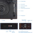 thumbnail image 4 of Tocadiscos de vinilo Cotsoco con Bluetooth y altavoz, 4 of 6